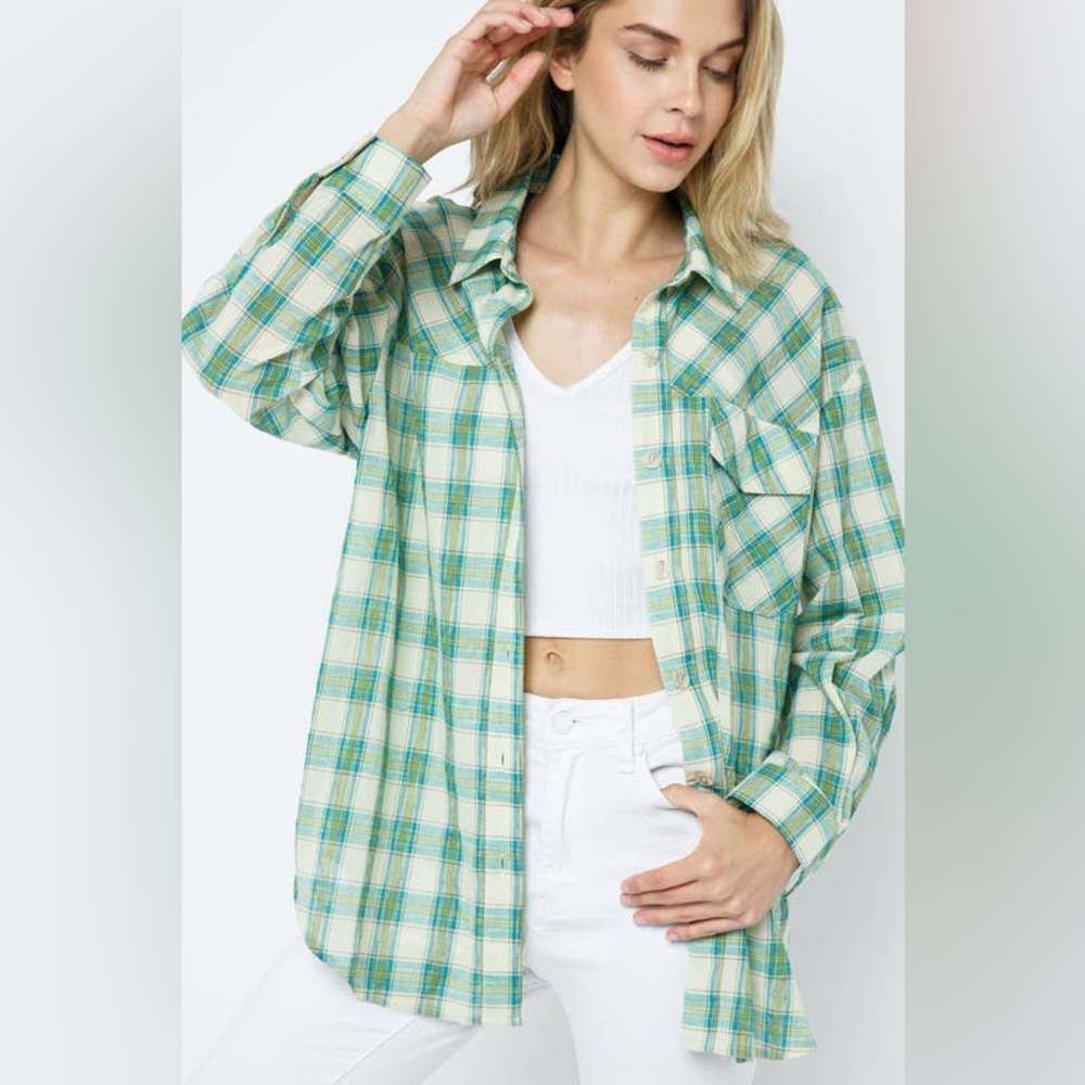 Oversized flannel